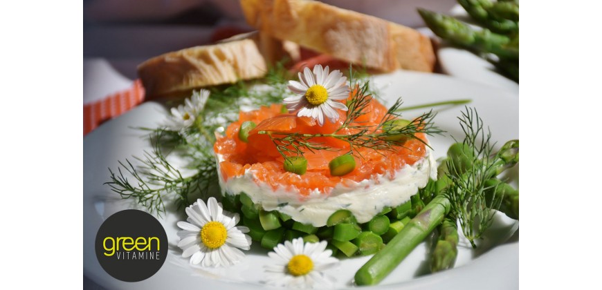 Tatin d’Asperges et Saumon